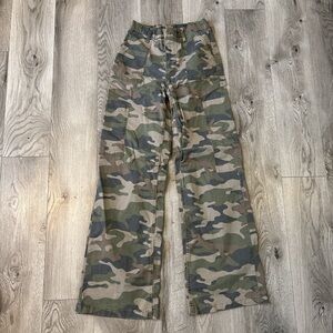 no boundaries Camouflage Cargo wide leg Pants